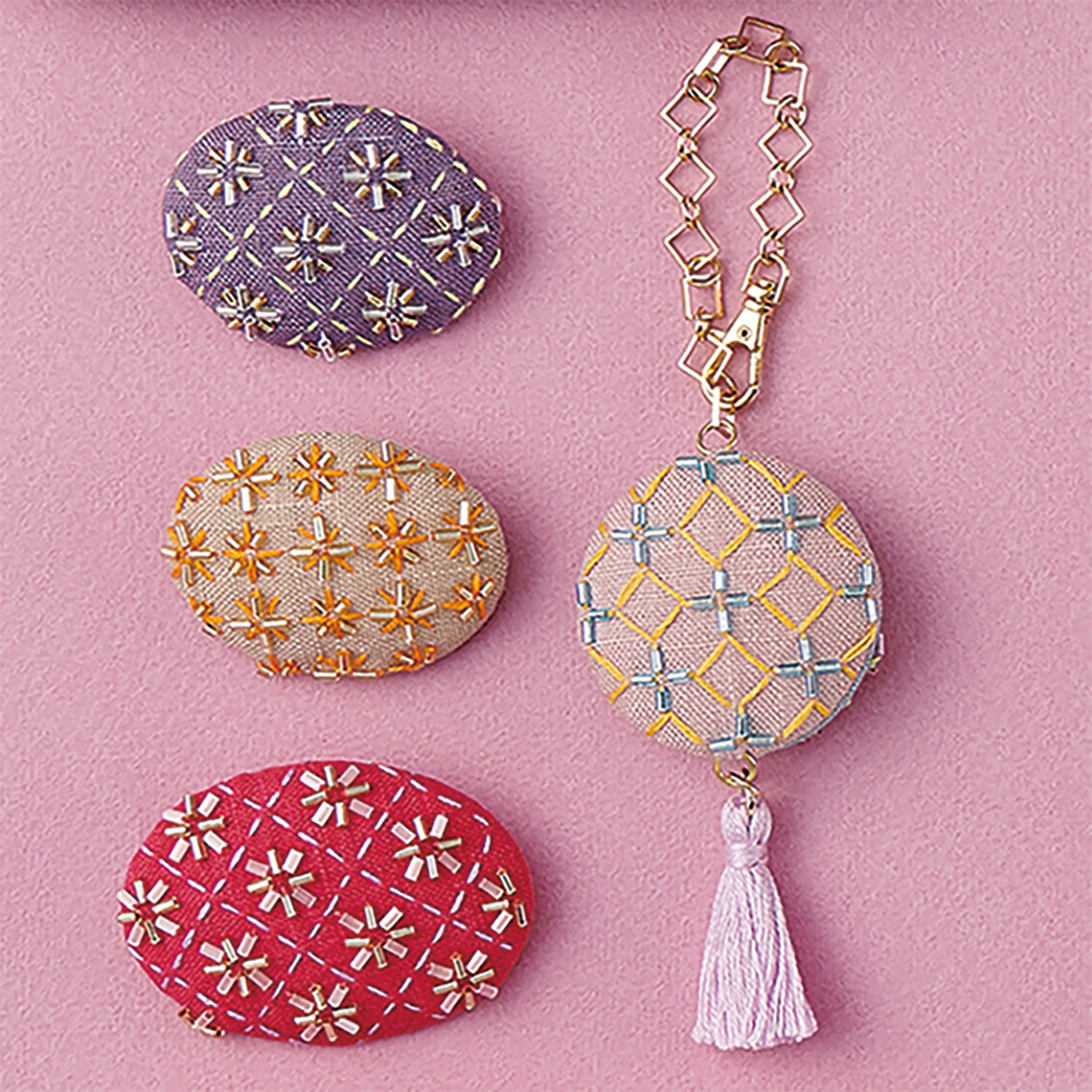 クロバー　ビーズ刺し子テンプレート　５７－７８４