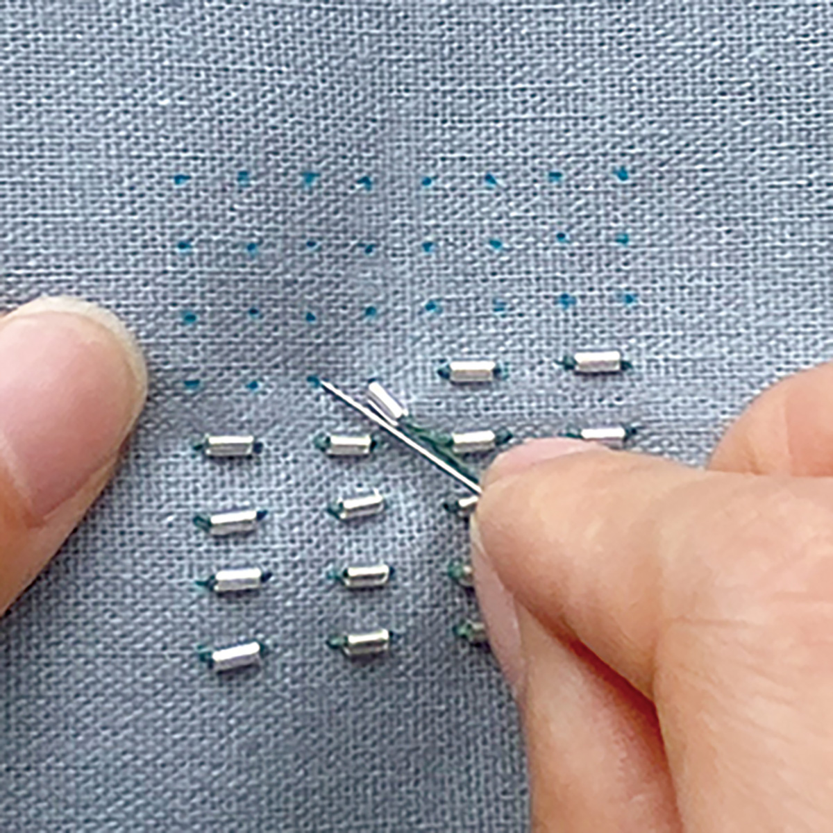 クロバー　ビーズ刺し子針　６本入　５７－７８５