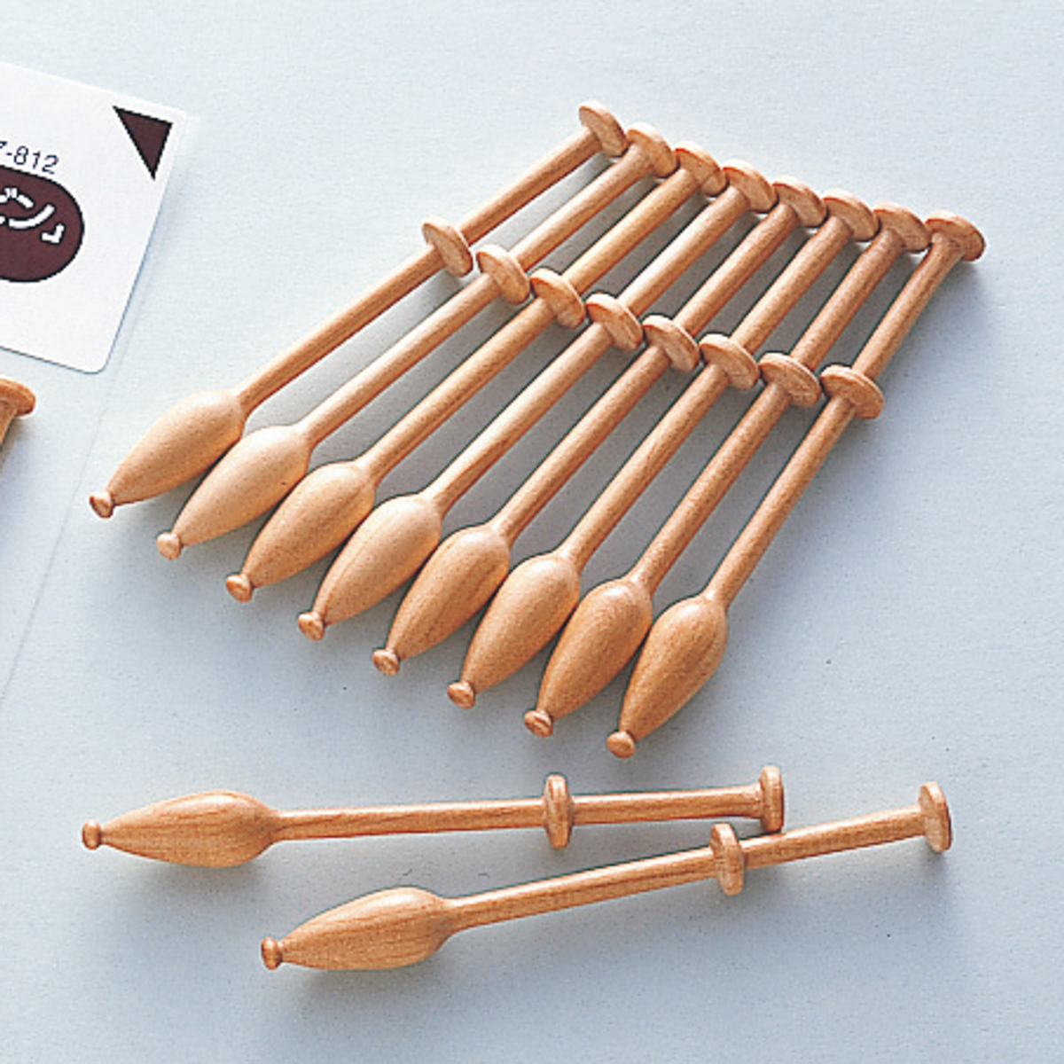 クロバー　ボビンレース用「ボビン」　ベルギータイプ　５７－８１２