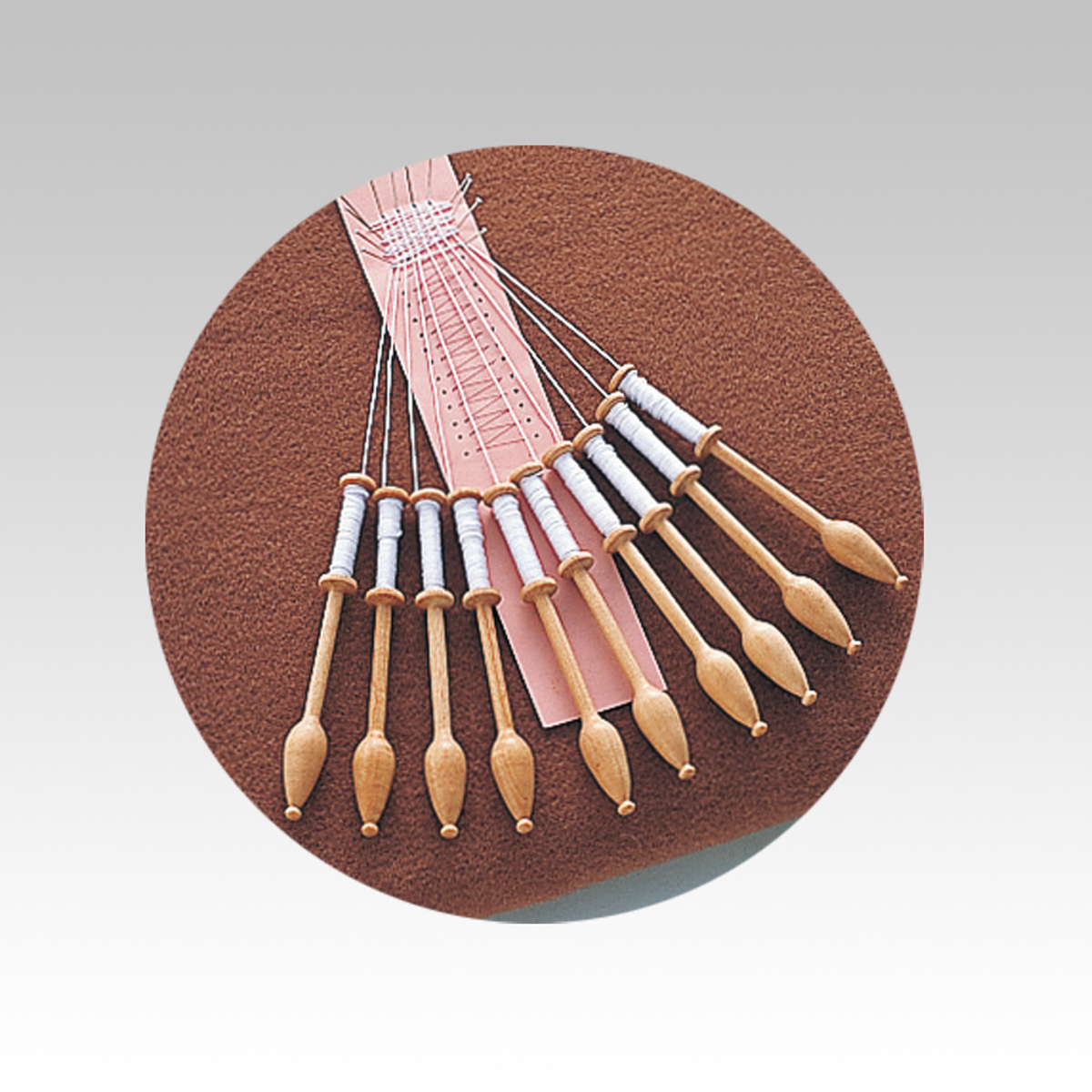 クロバー　ボビンレース用「ボビン」　ベルギータイプ　５７－８１２