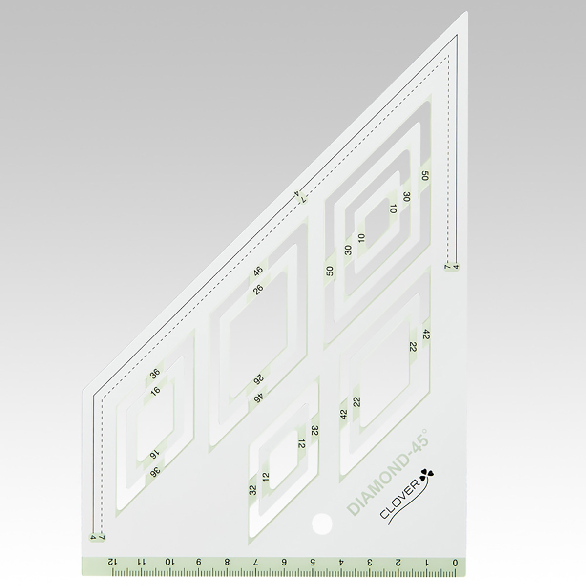 クロバー　ピーステンプレート　＜ひし形４５°＞　５７－９９７