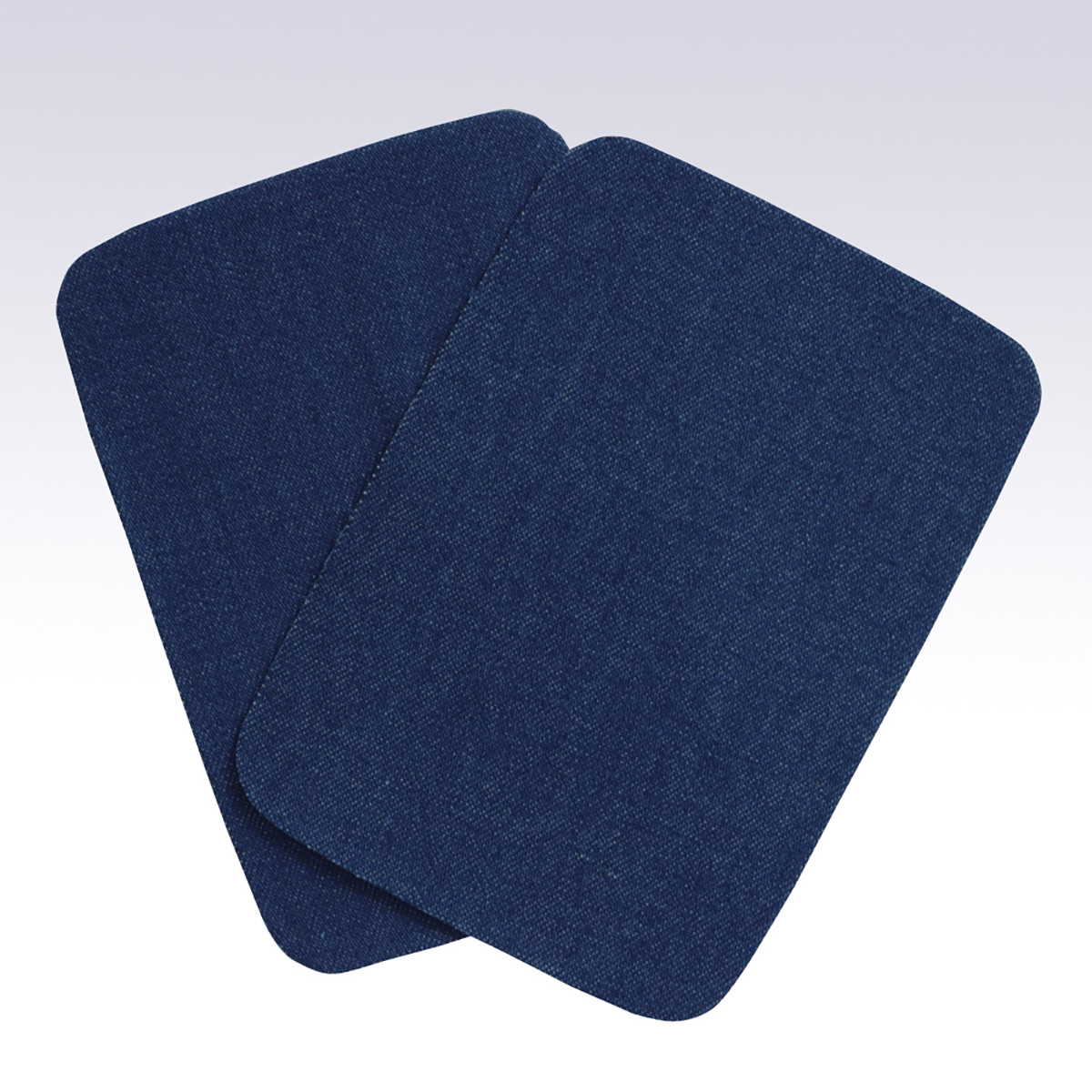 クロバー　デニムパッチ　大（紺）　６８－１４６