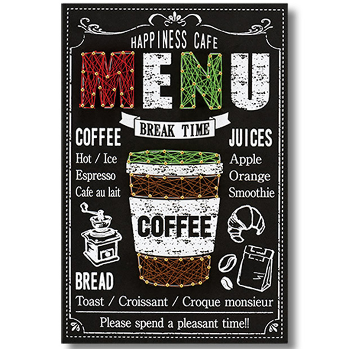 クロバー　ストリングボード　＜カフェ＞　７１－１２２