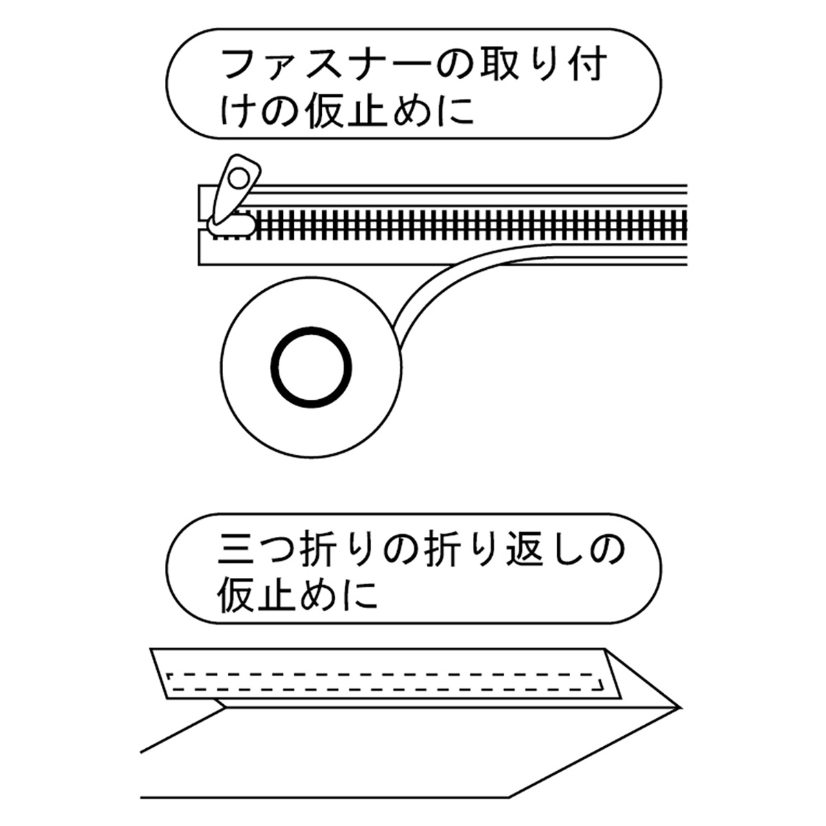 クロバー　クロバーラブ　熱接着両面テープ　５ｍｍ幅　７７－９６０