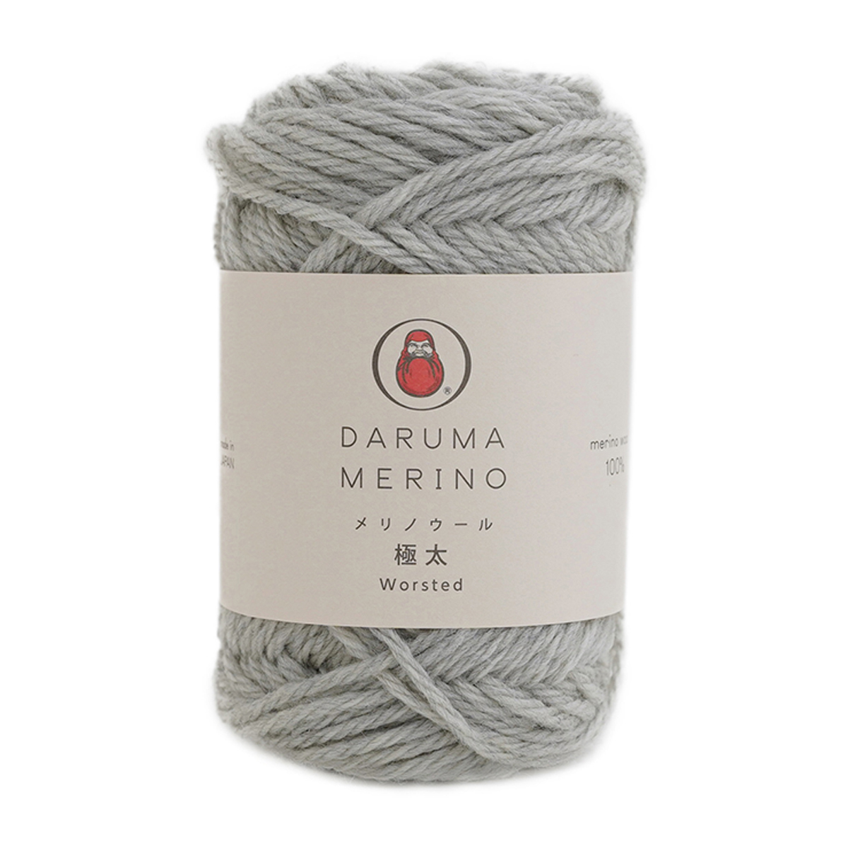 横田　ＤＡＲＵＭＡ　メリノウール極太　６７１０　３０２（ライトグレー）