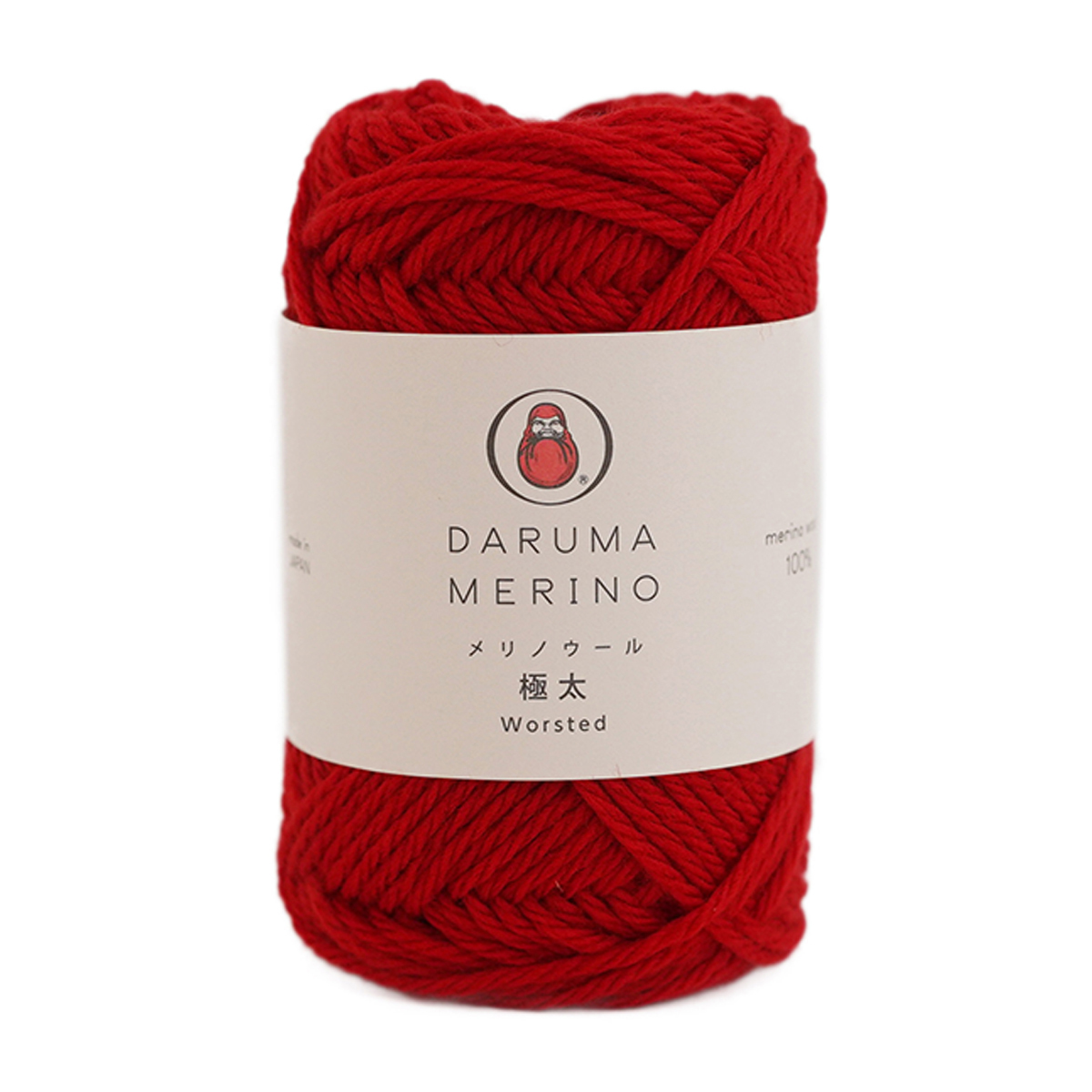 横田　ＤＡＲＵＭＡ　メリノウール極太　６７１０　３１６（レッド）