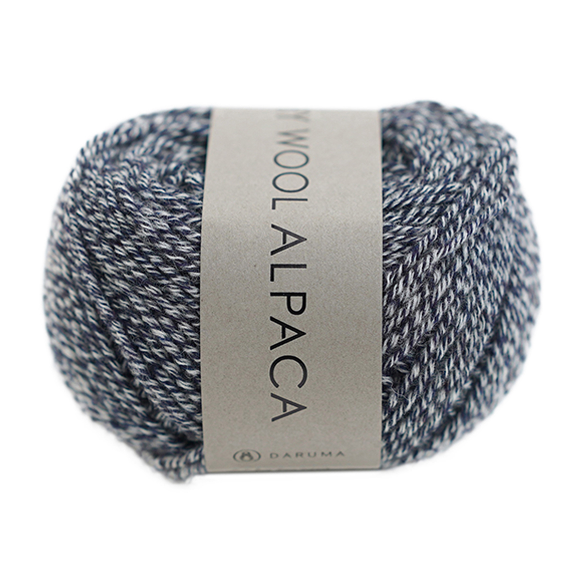 横田　ＤＡＲＵＭＡ　エアリーウールアルパカ　６５００　１０（ネイビー×きなり）