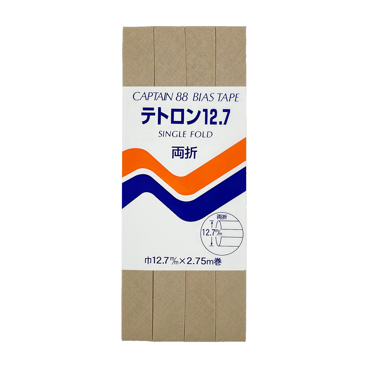 キャプテン　バイアステープ　テトロン１２．７　ＣＰ４　３３６