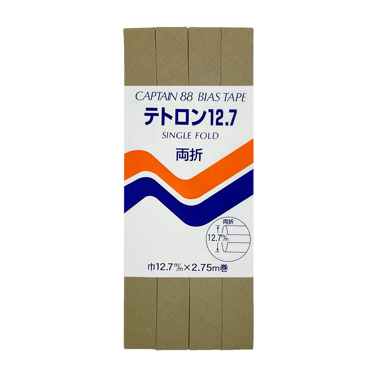 キャプテン　バイアステープ　テトロン１２．７　ＣＰ４　３７０