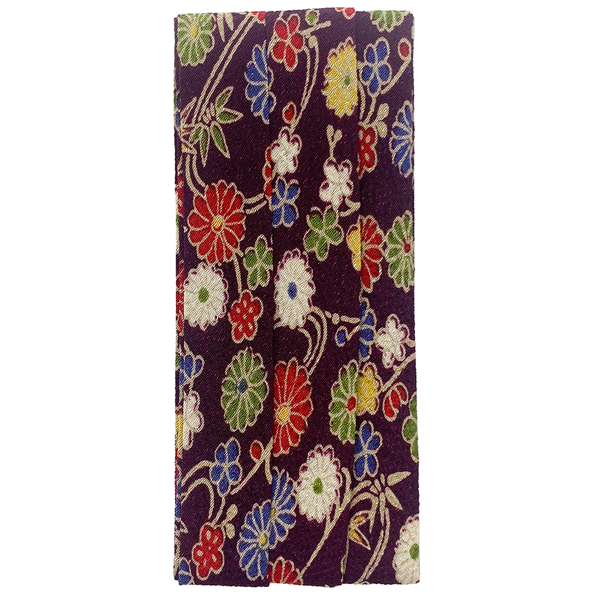 キャプテン　バイアステープ　和布（ちりめんバイアステープ）　ＣＰ７２　３（紫）