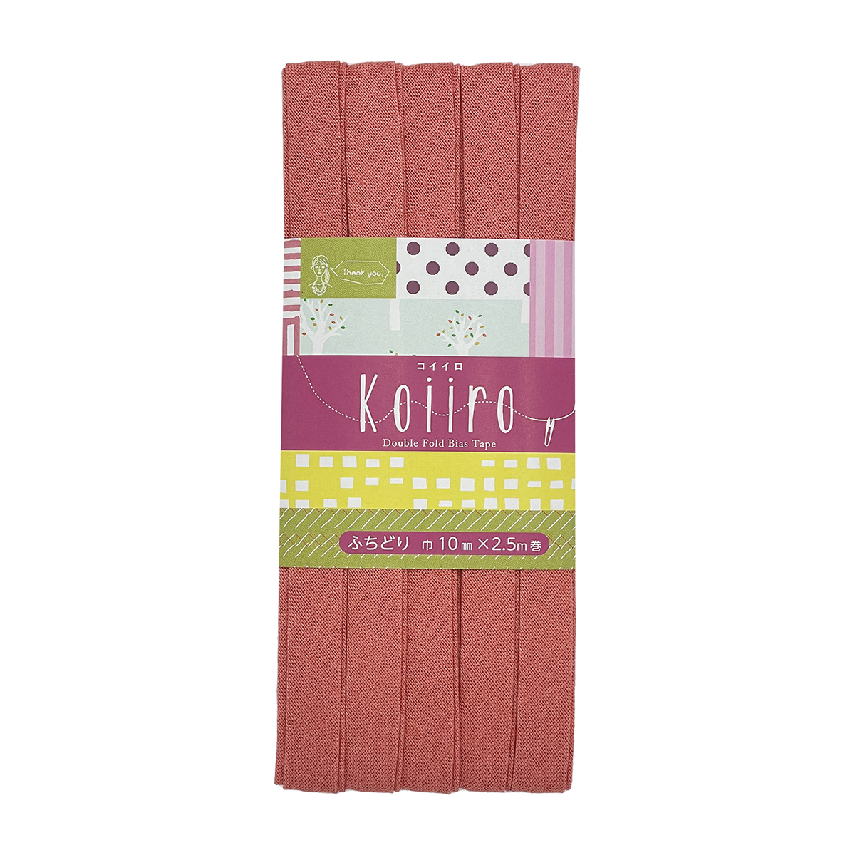 キャプテン　バイアステープ　Ｋｏｉｉｒｏ（コイイロ）ふちどり１０　ＣＰ１８８　１