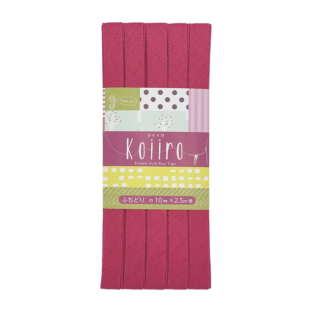 キャプテン　バイアステープ　Ｋｏｉｉｒｏ（コイイロ）ふちどり１０　ＣＰ１８８　２