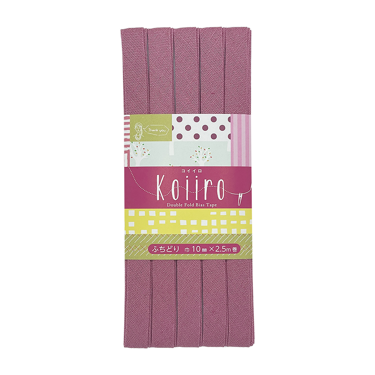 キャプテン　バイアステープ　Ｋｏｉｉｒｏ（コイイロ）ふちどり１０　ＣＰ１８８　３