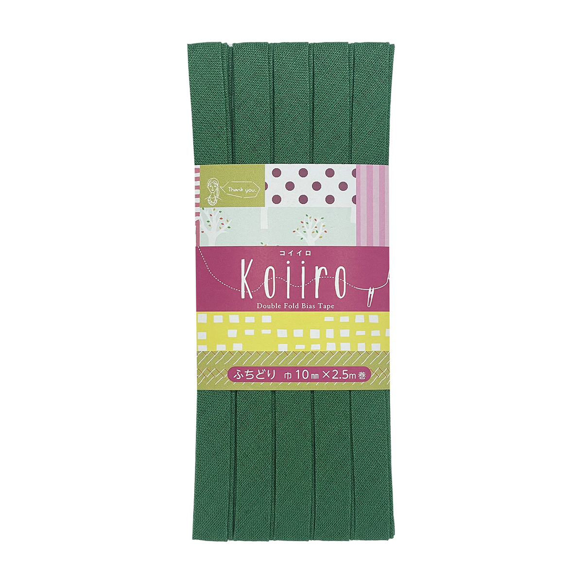 キャプテン　バイアステープ　Ｋｏｉｉｒｏ（コイイロ）ふちどり１０　ＣＰ１８８　６