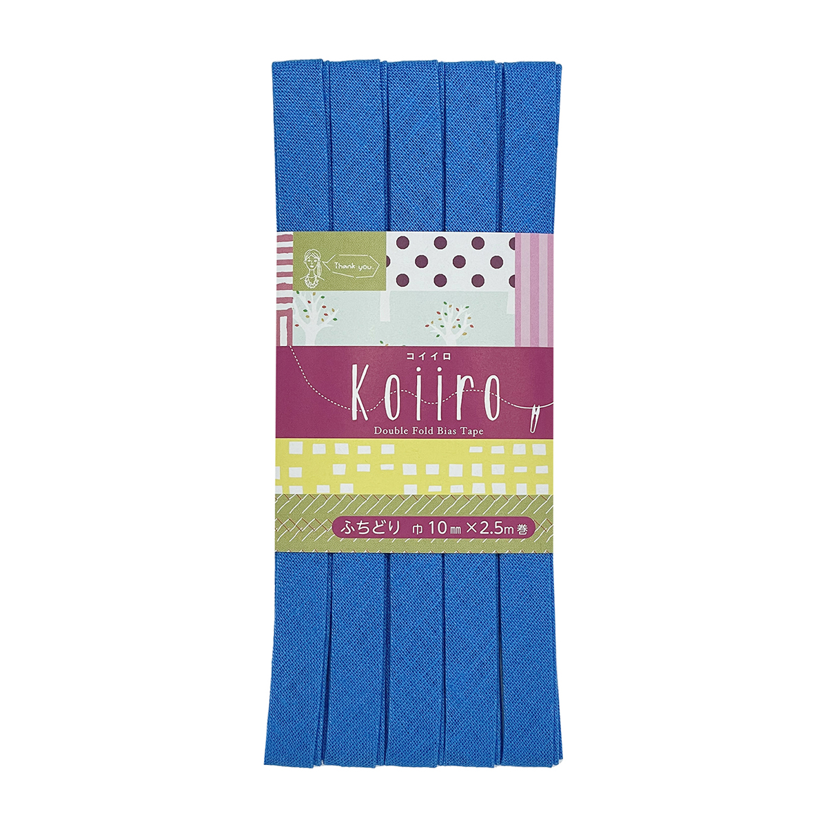 キャプテン　バイアステープ　Ｋｏｉｉｒｏ（コイイロ）ふちどり１０　ＣＰ１８８　７