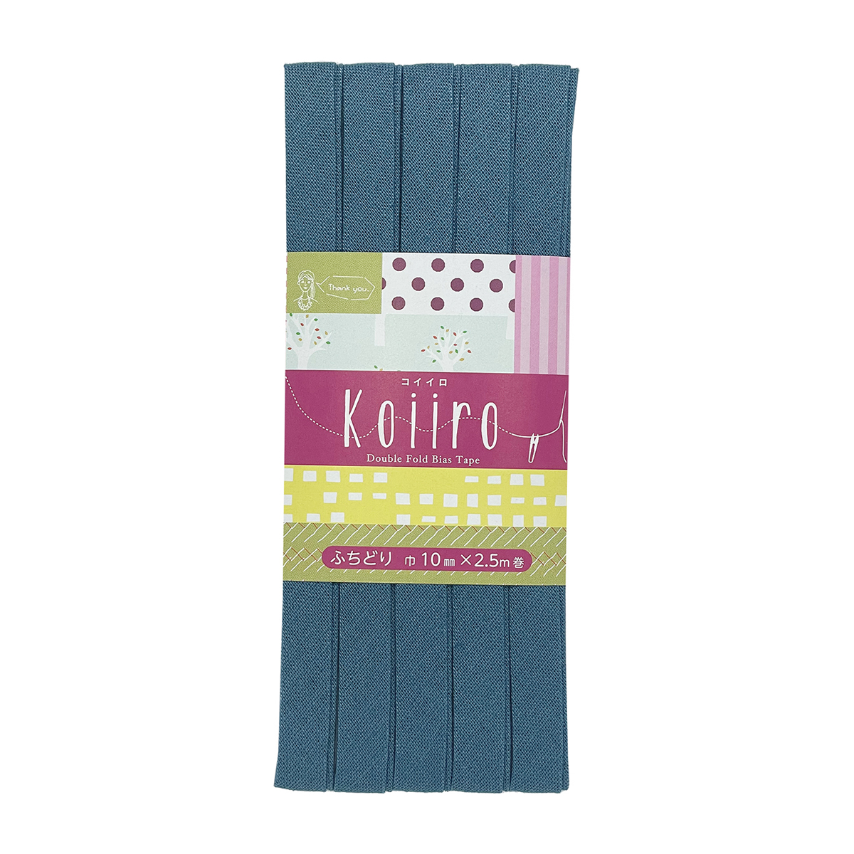 キャプテン　バイアステープ　Ｋｏｉｉｒｏ（コイイロ）ふちどり１０　ＣＰ１８８　８