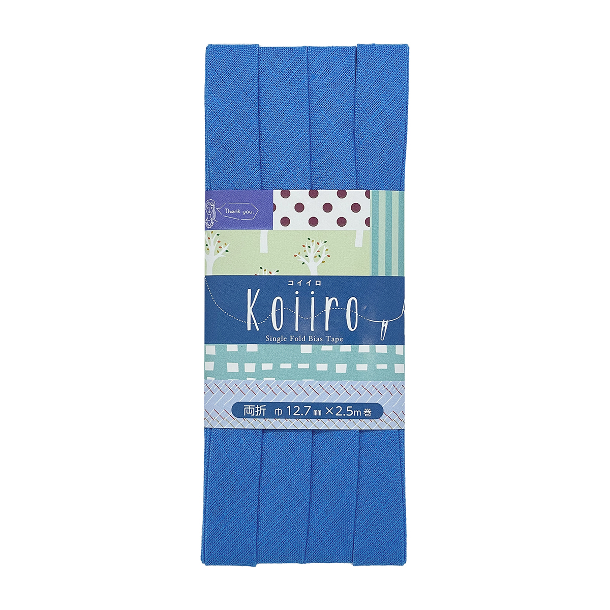 キャプテン　バイアステープ　Ｋｏｉｉｒｏ（コイイロ）両折１２．７　ＣＰ１８９　７