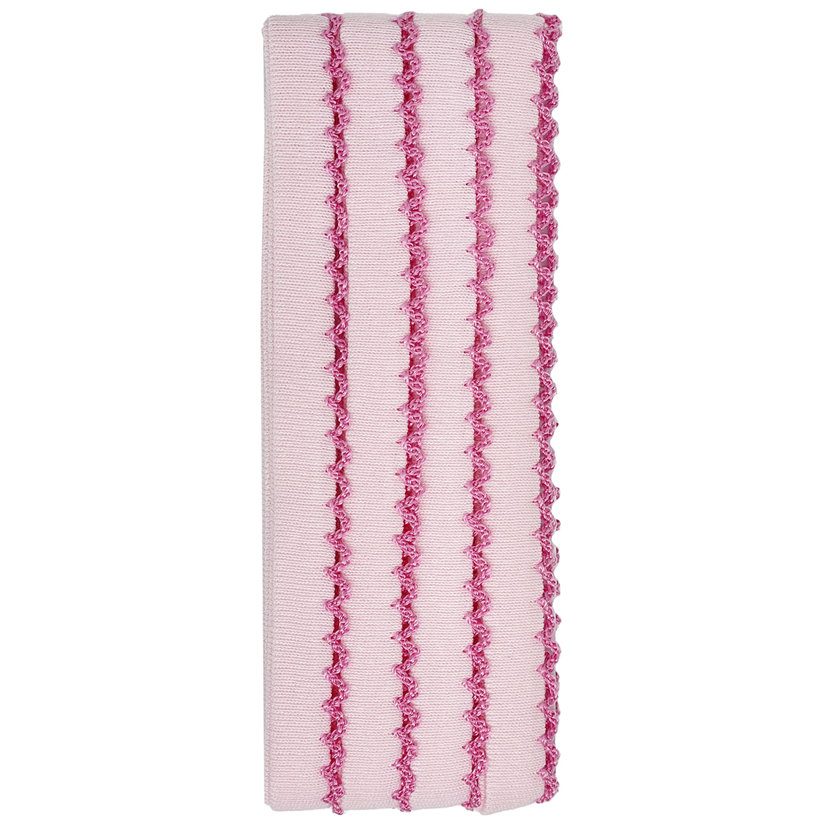 キャプテン　バイアステープ　　ｐｉｃｏｔ（ピコ）ふちどりニットテープ　ＣＰ１９５　６（ピンク×濃ピンク）