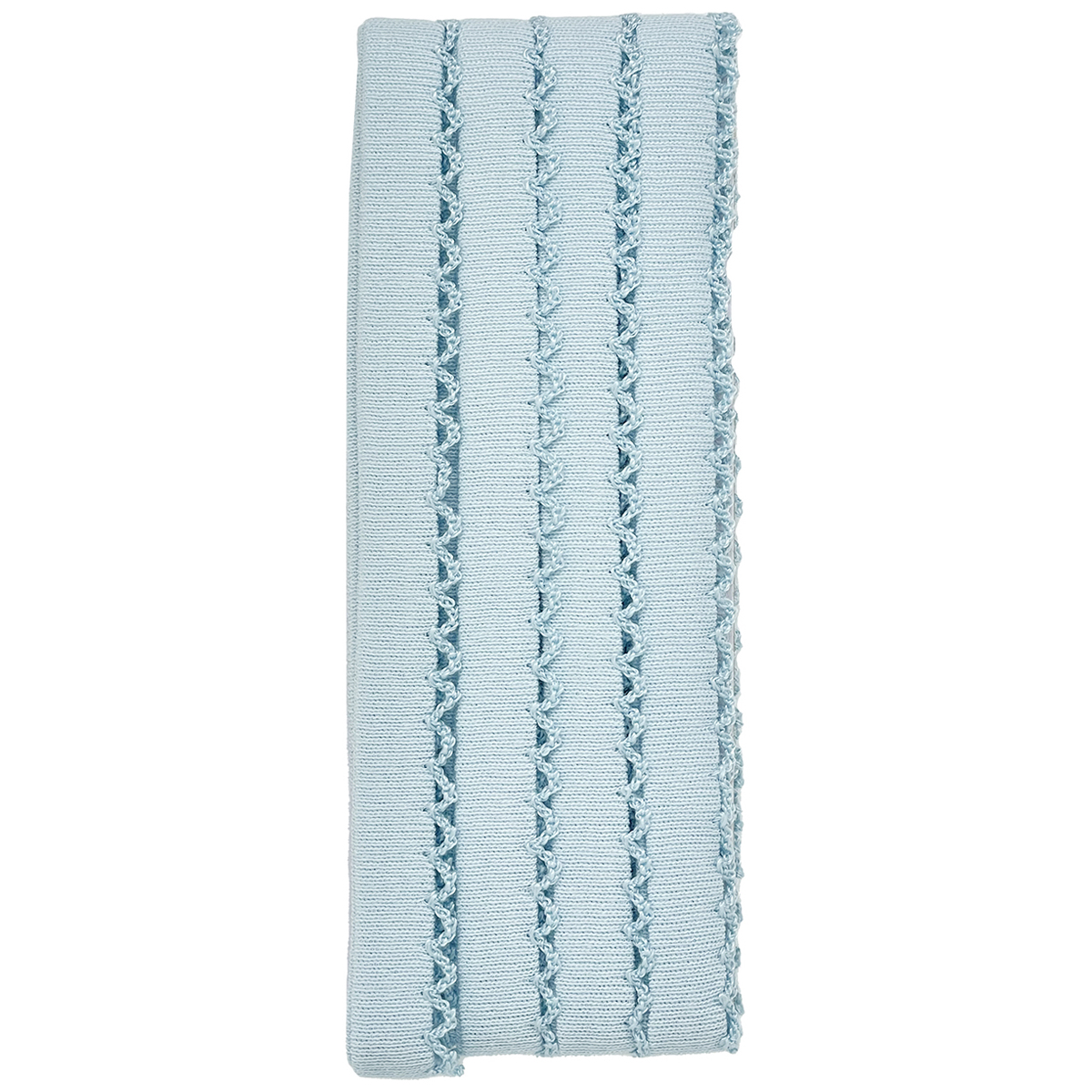 キャプテン　バイアステープ　　ｐｉｃｏｔ（ピコ）ふちどりニットテープ　ＣＰ１９５　８（水色×水色）