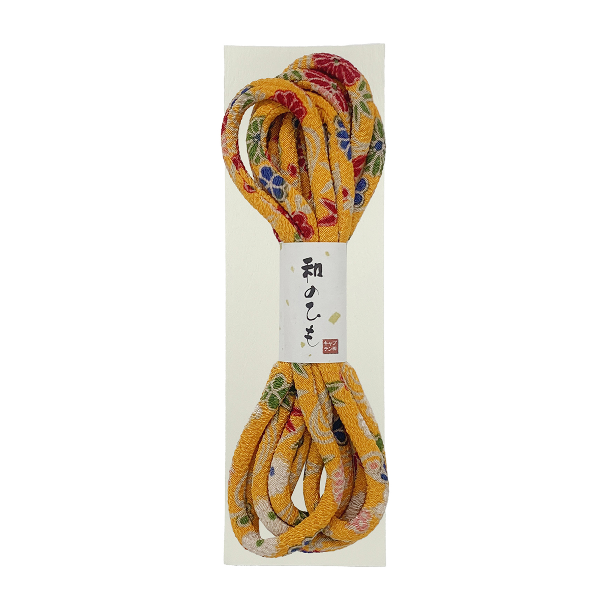 キャプテン　バイアステープ　和のひも（ちりめん友禅）　ＣＰ２０５　１（黄）