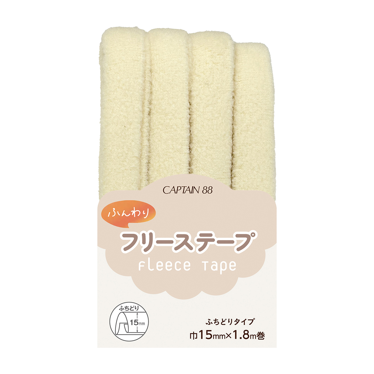 キャプテン　ふんわりフリーステープ　ＣＰ２３６　２（クリーム）