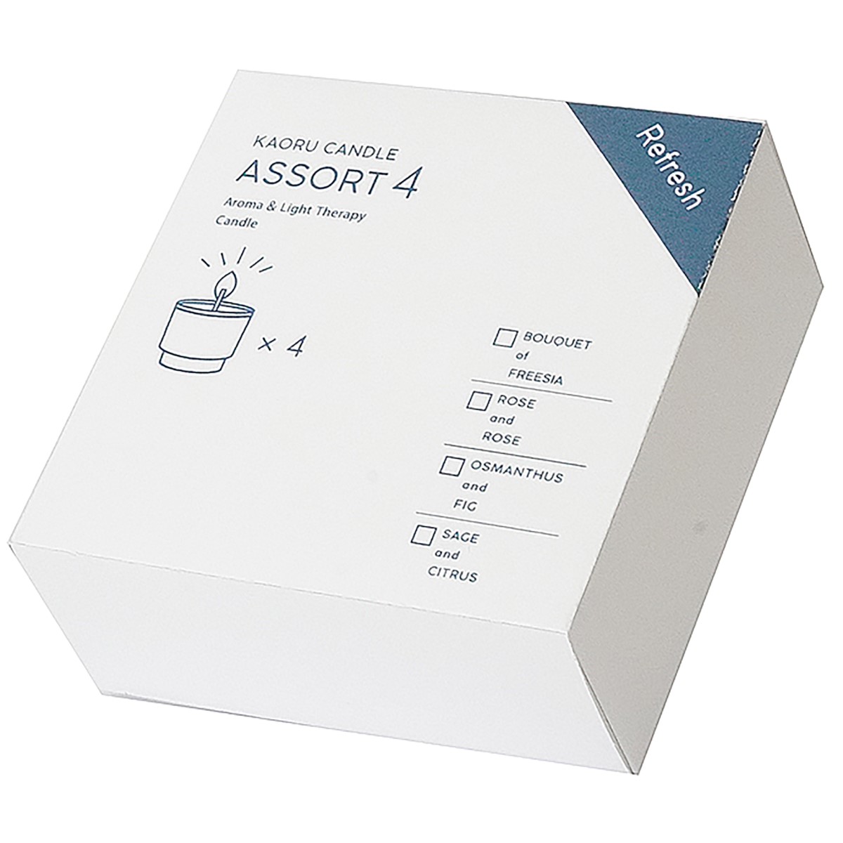 香るキャンドルアソート4　リフレッシュ