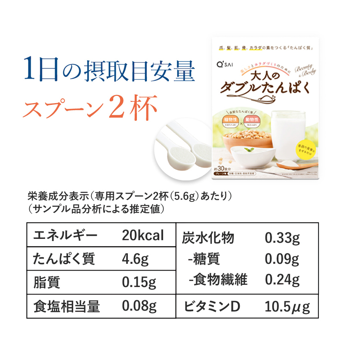 大人のダブルたんぱく（168g）
