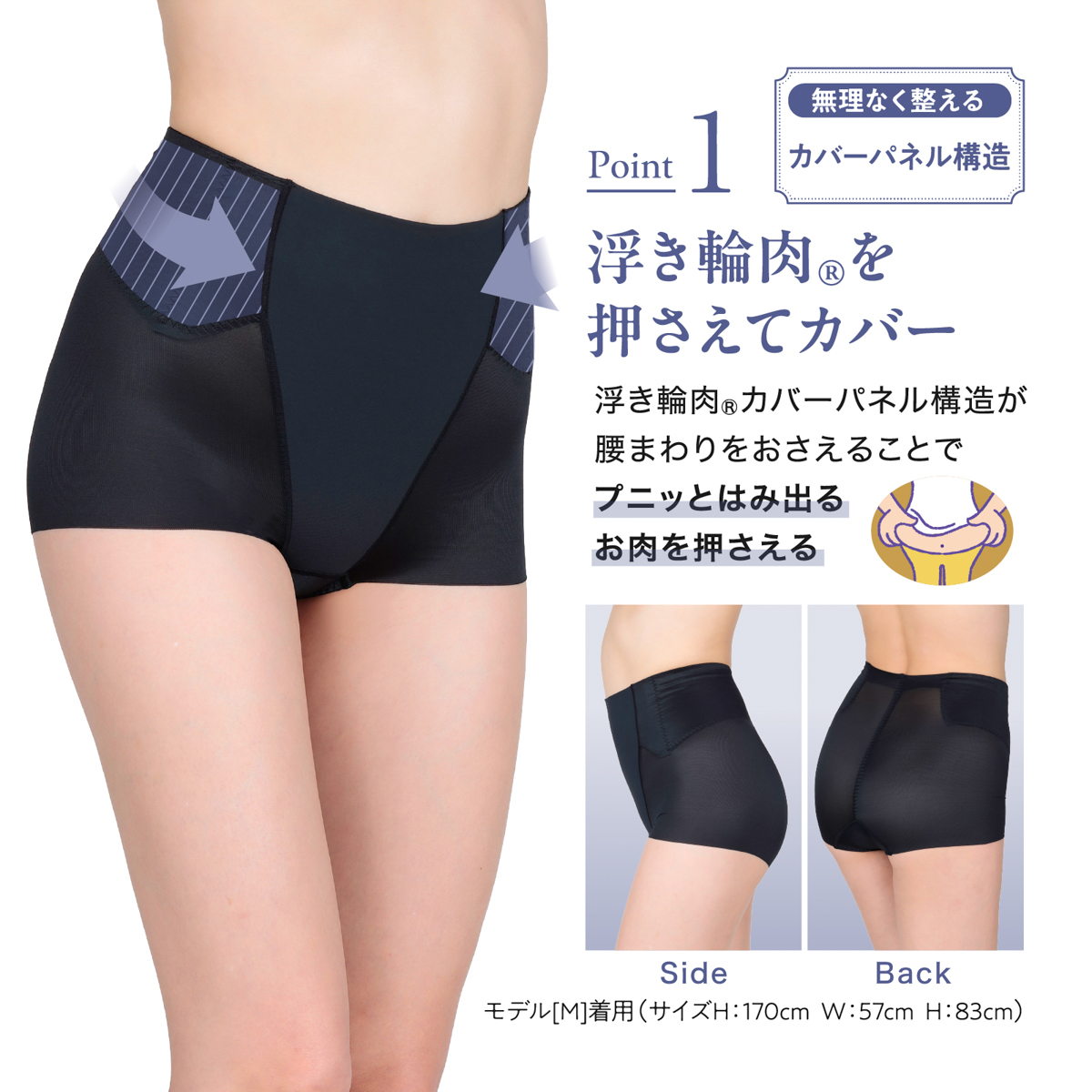 お悩み解決！浮き輪肉撃退パンツ・ショート丈