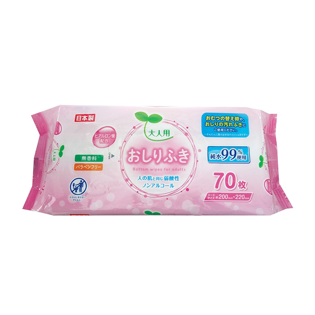 大人用おしりふき　70枚