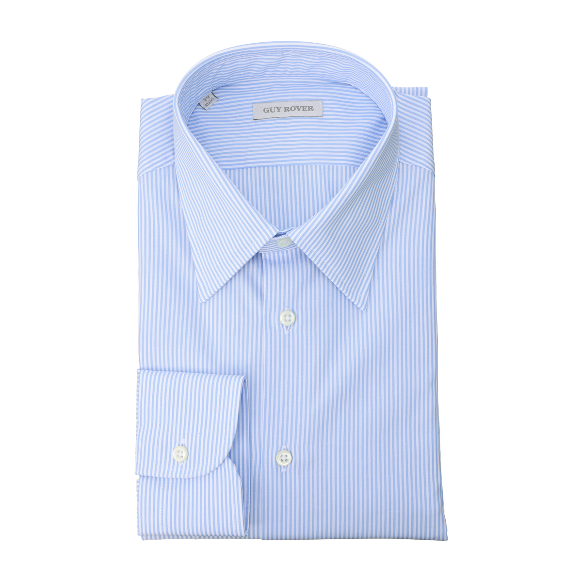 GUY ROVER ギローバー レギュラーカラー コットン ロンドンストライプ ドレスシャツ