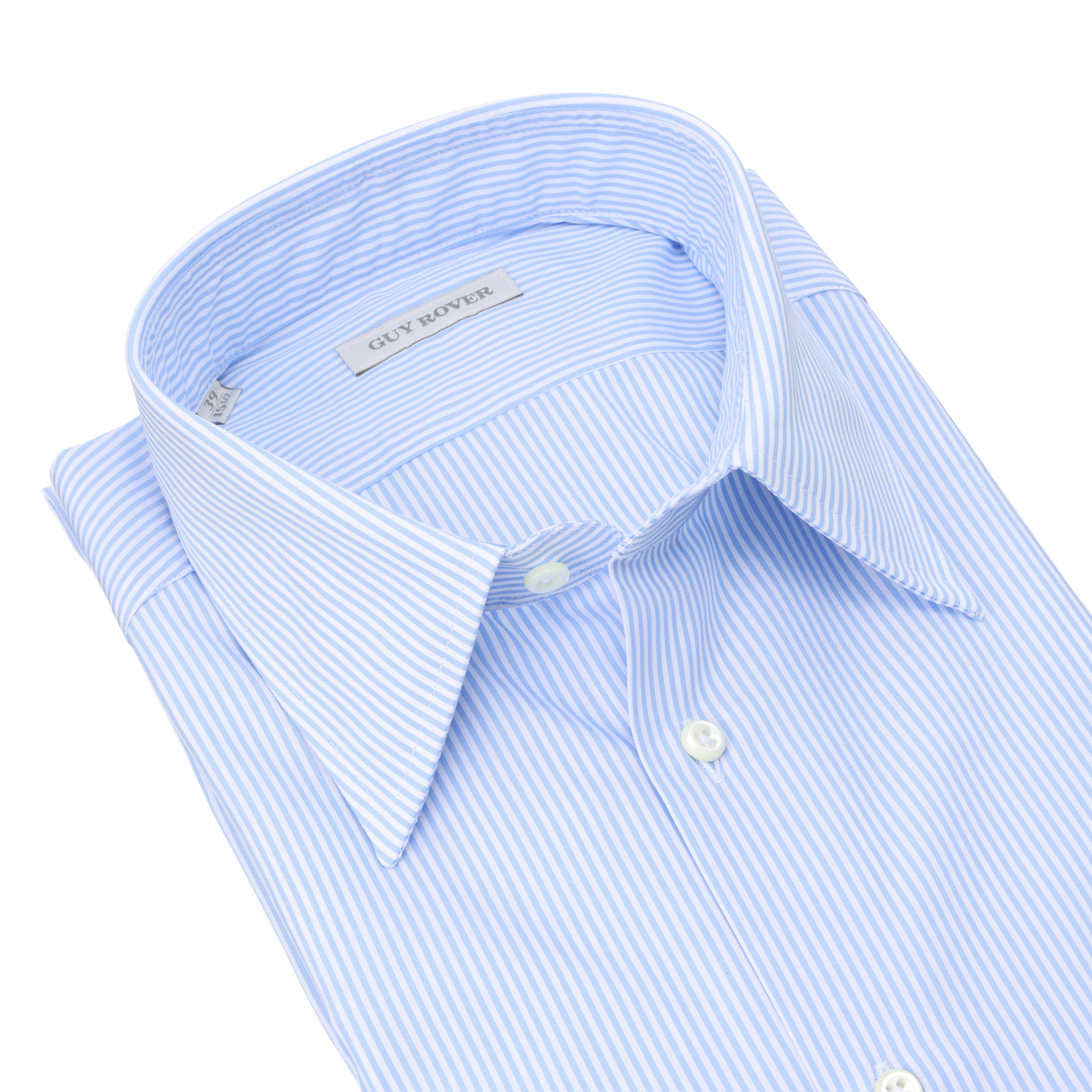 GUY ROVER ギローバー レギュラーカラー コットン ロンドンストライプ ドレスシャツ