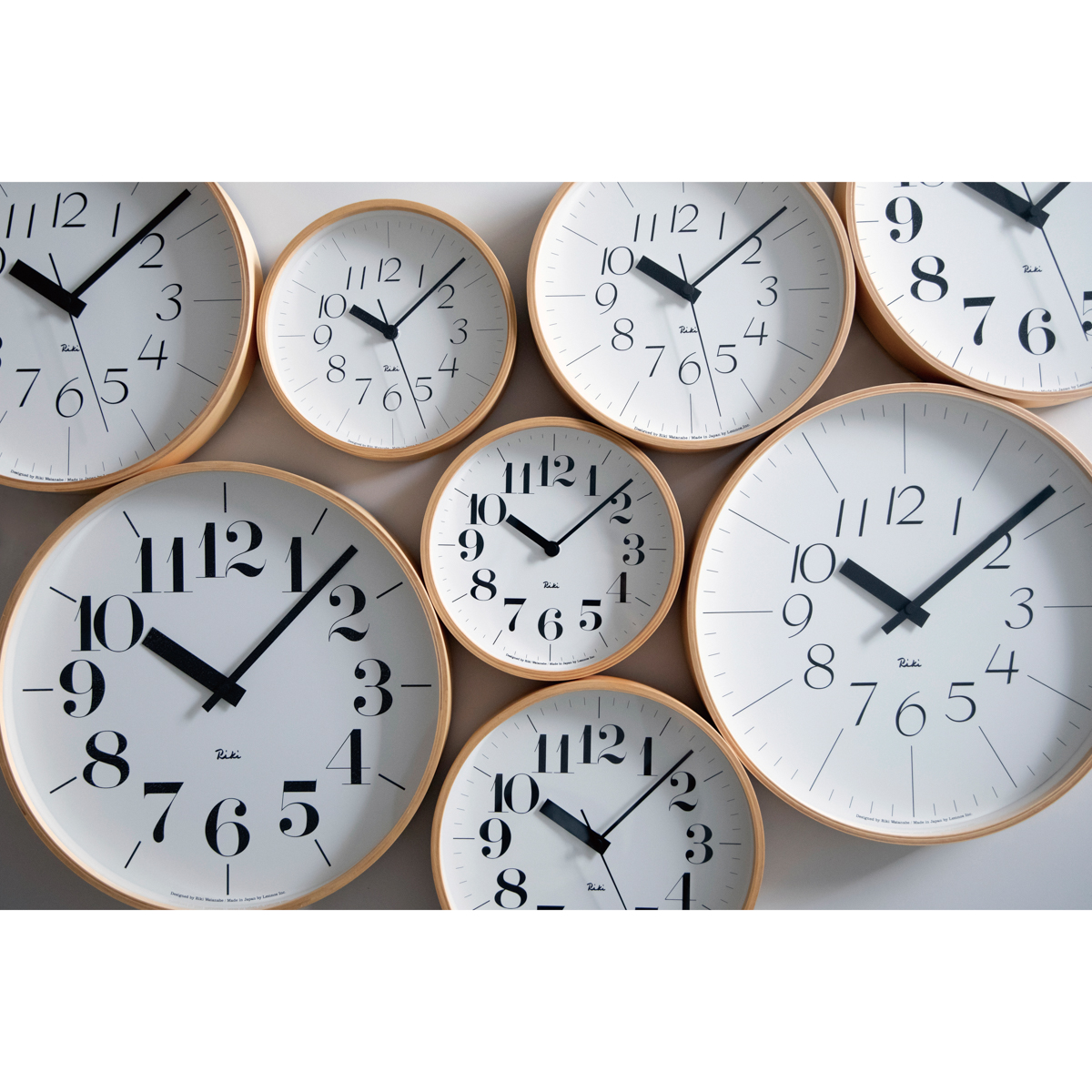 ●RIKI CLOCK RC(リキ クロック アールシー) 電波掛時計