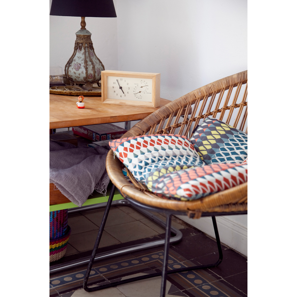 ●FRAME(フレーム) 温湿時計