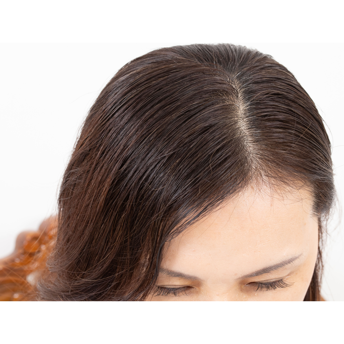 美映えウィッグ　ライトブラウン