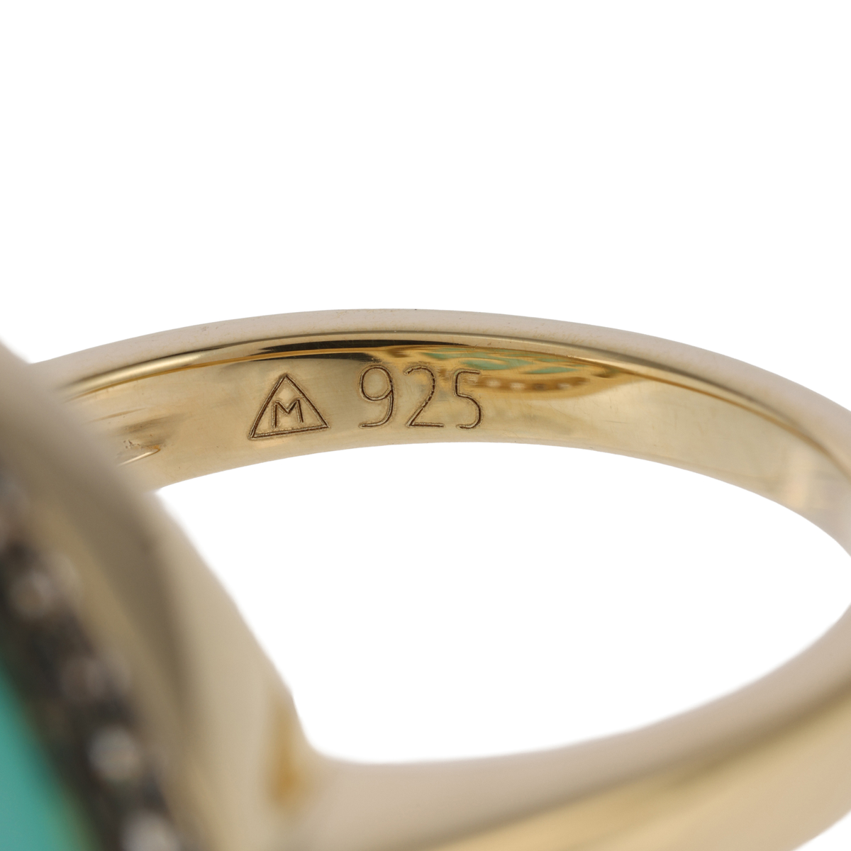 【ヒラリージョイ　クチュール】アクアカルセドニーリング