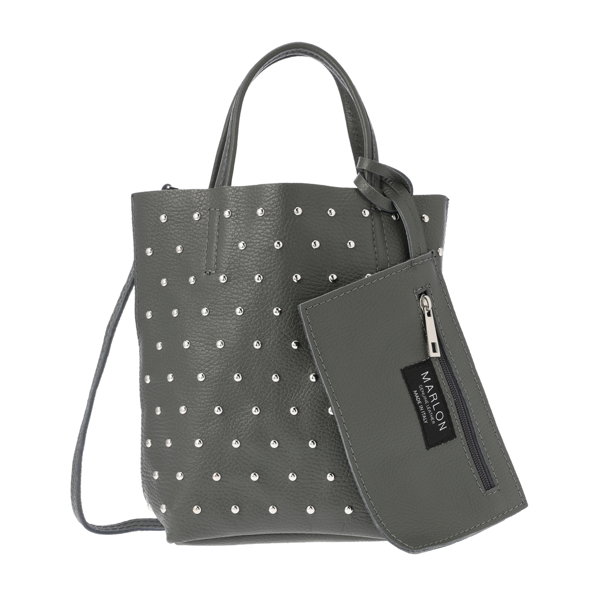 【MARLON FIRENZE】 DOLLAROスタッズ付きトートバッグ　SHOPPER　MINI