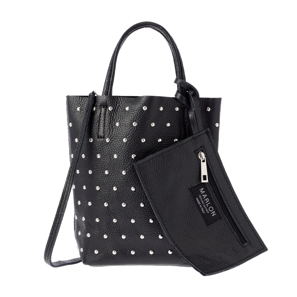 【MARLON FIRENZE】 DOLLAROスタッズ付きトートバッグ　SHOPPER　MINI