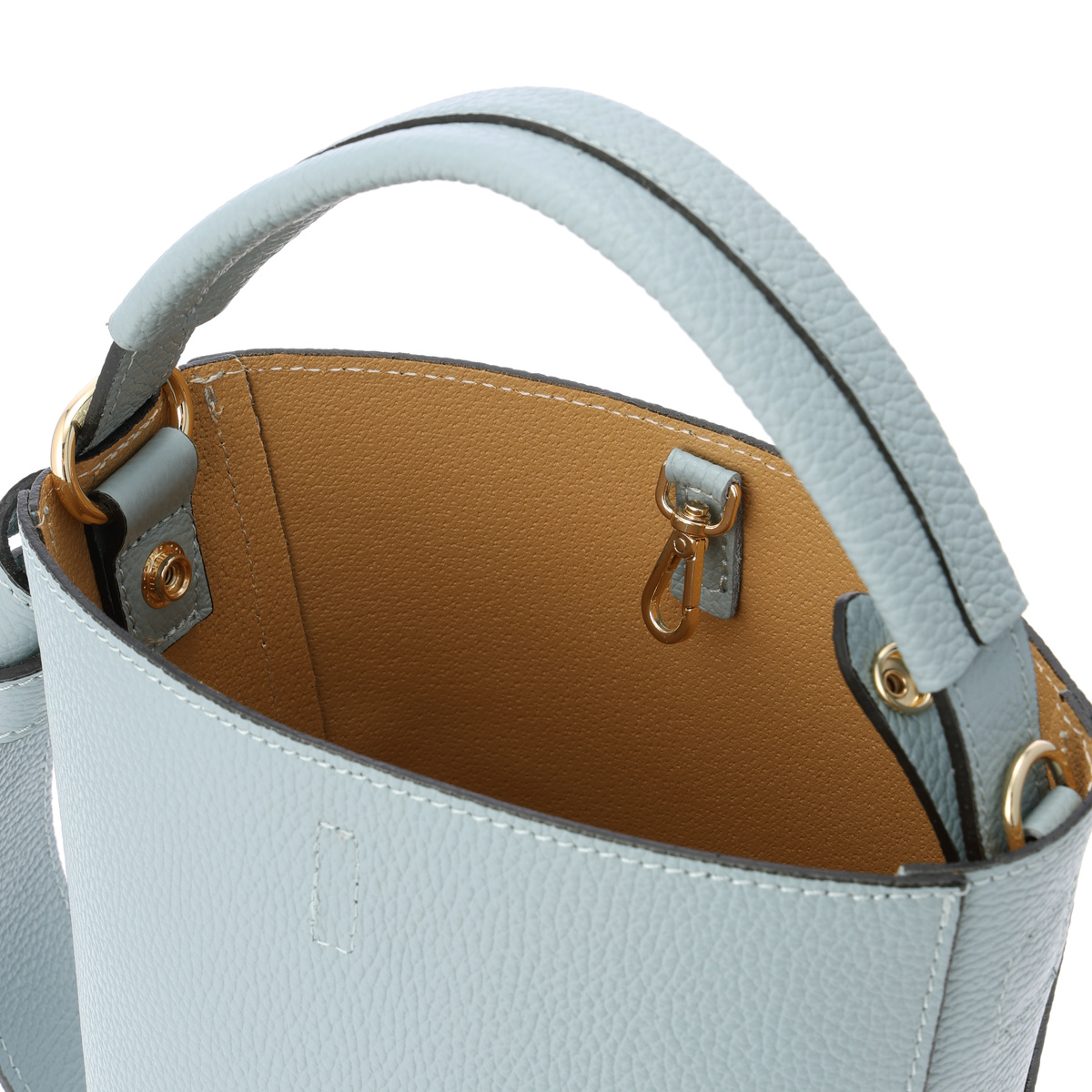 【MARLON FIRENZE】DOLLARO ポーチ付き２WAYバケツバッグ　SECCHIELLO　IVY