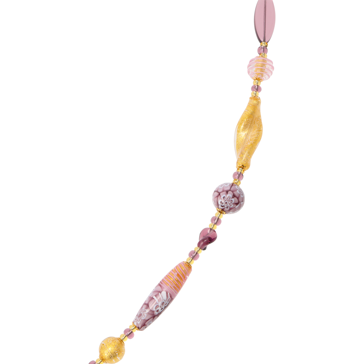 【ランティーカ・ペルラ】ベネチアンビーズロングネックレス