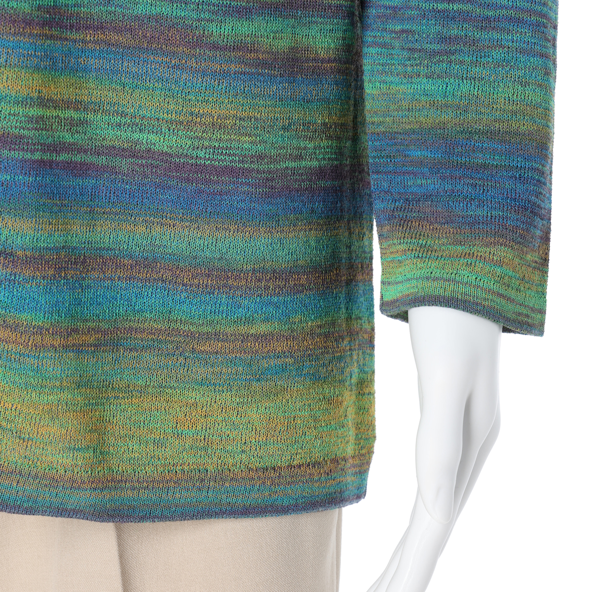 【Cosmo Polaris（コスモポラリス）】かすりボーダーアンサンブル