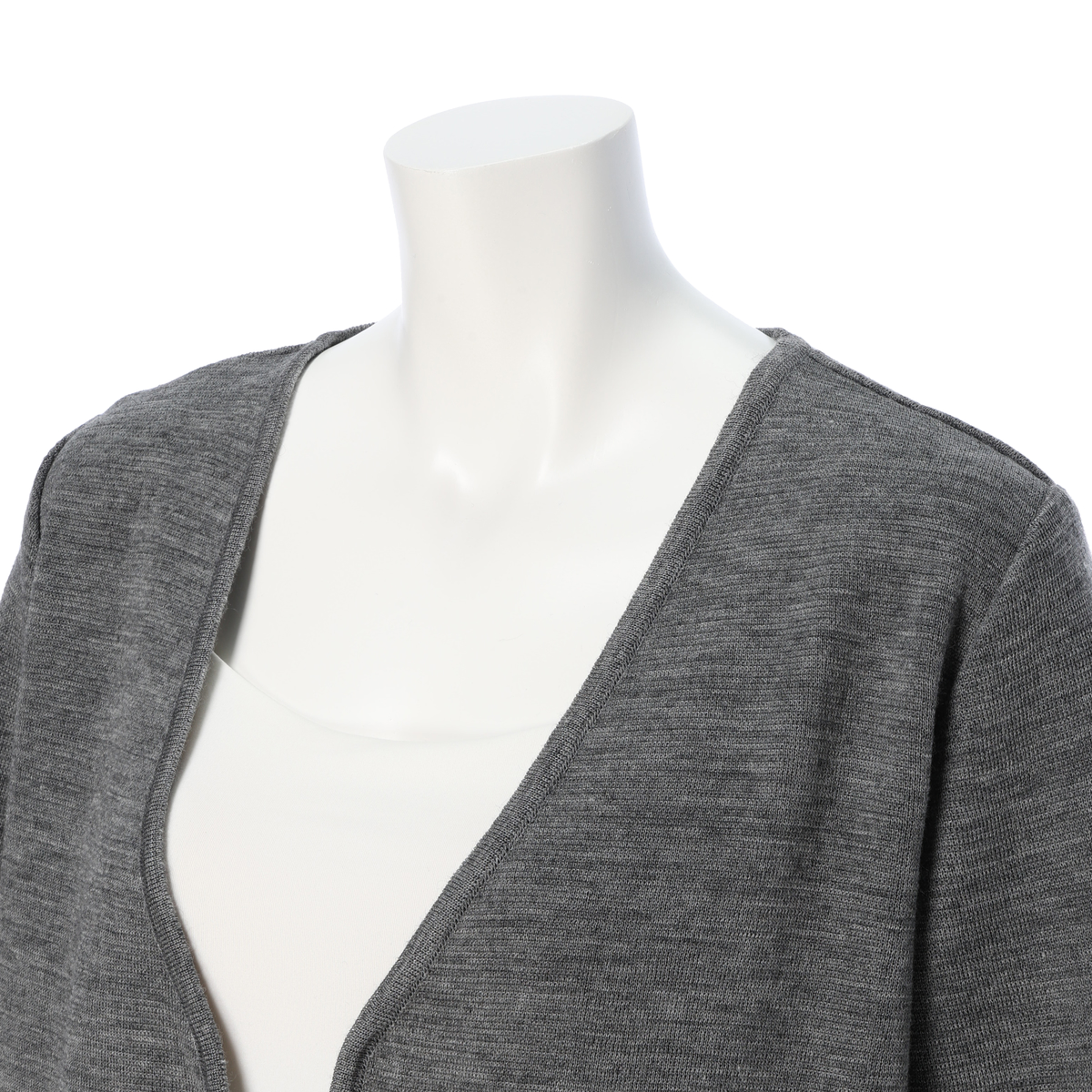 【Cosmo Polaris（コスモポラリス）】ミラノリブロングカーディガン