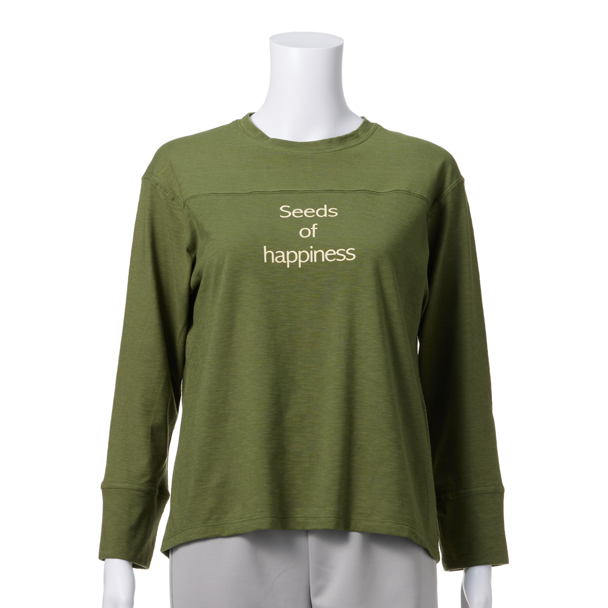 【レーシーフォレスト】スラブ無地　ロゴ入りＴシャツ　