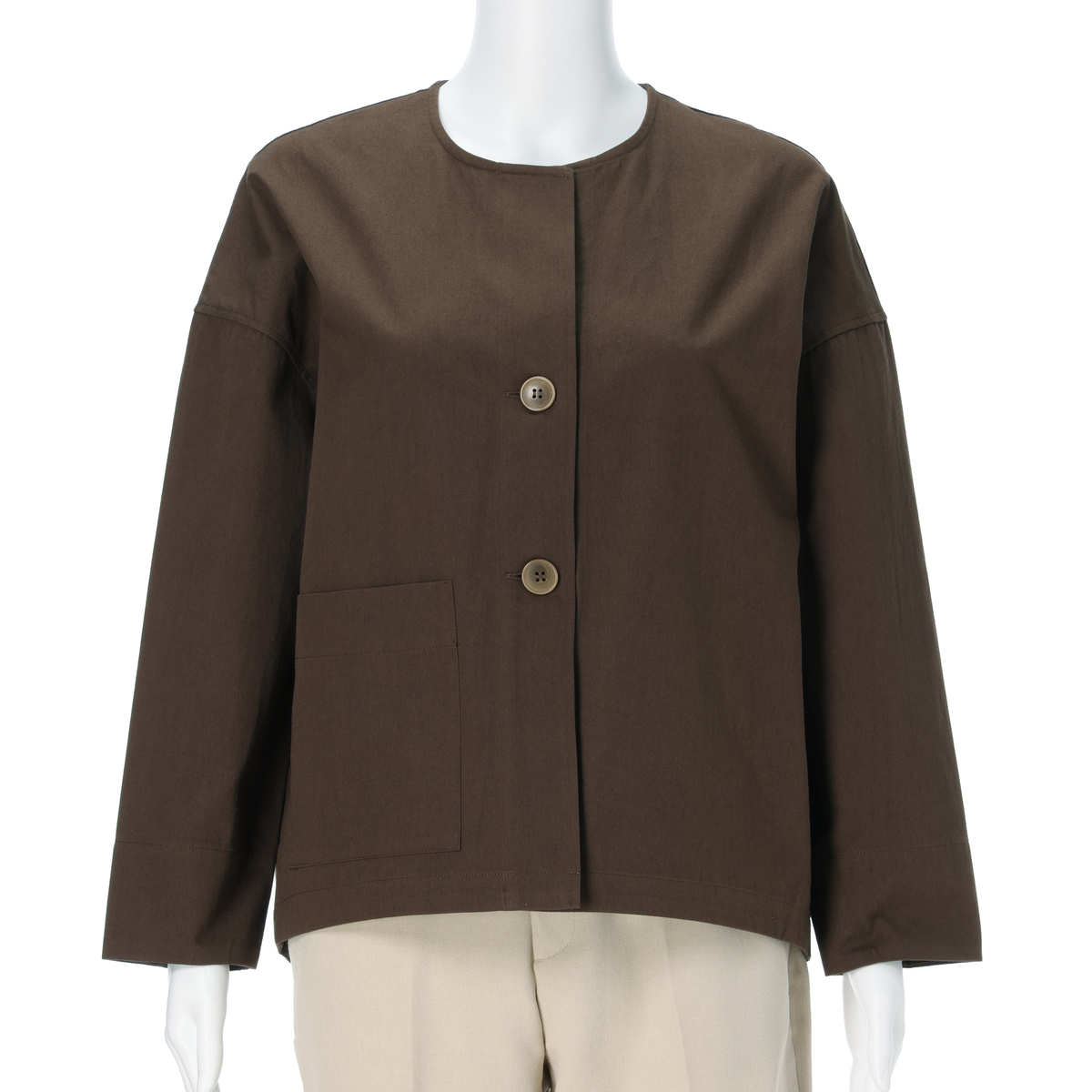 レーシーフォレスト　バーバリーノーカラーJK