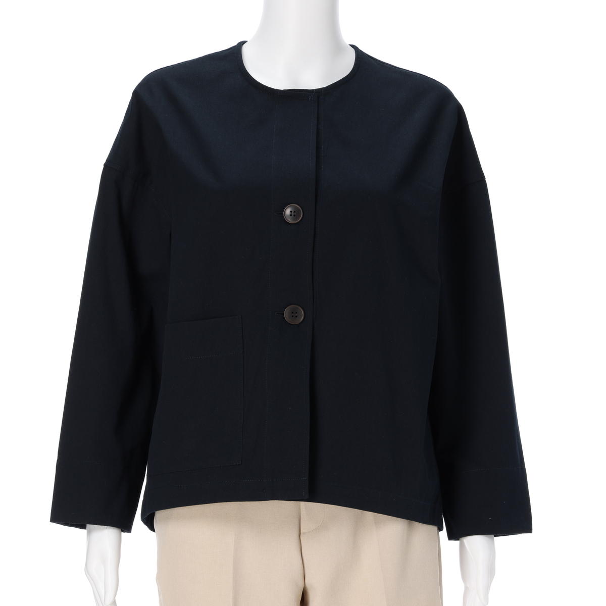 レーシーフォレスト　バーバリーノーカラーJK