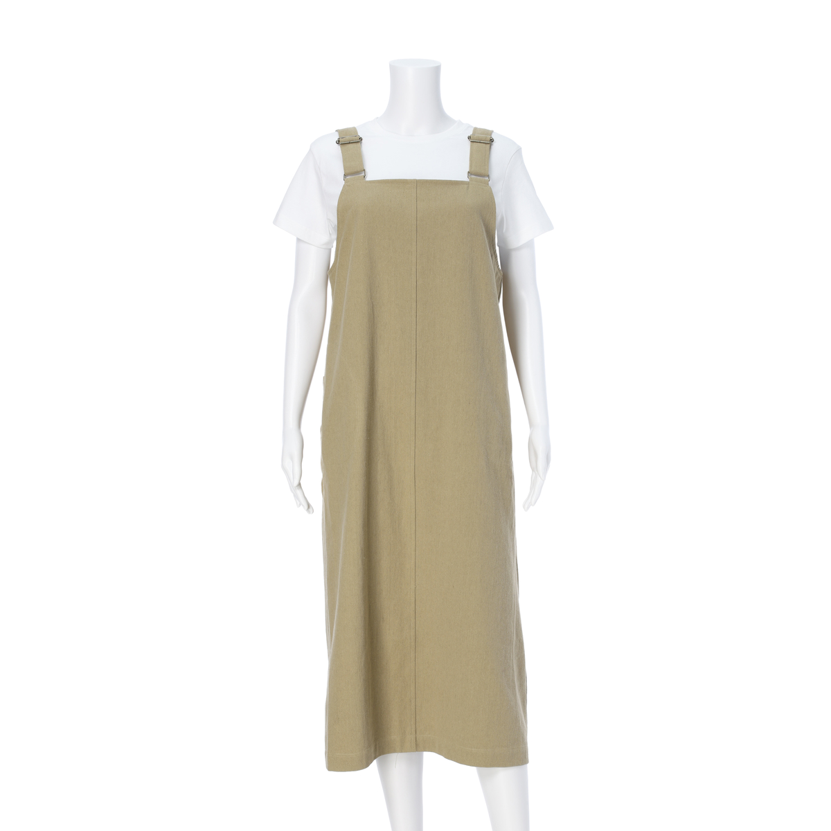 【レーシーフォレスト】綿麻カツラギ　ジャンスカ