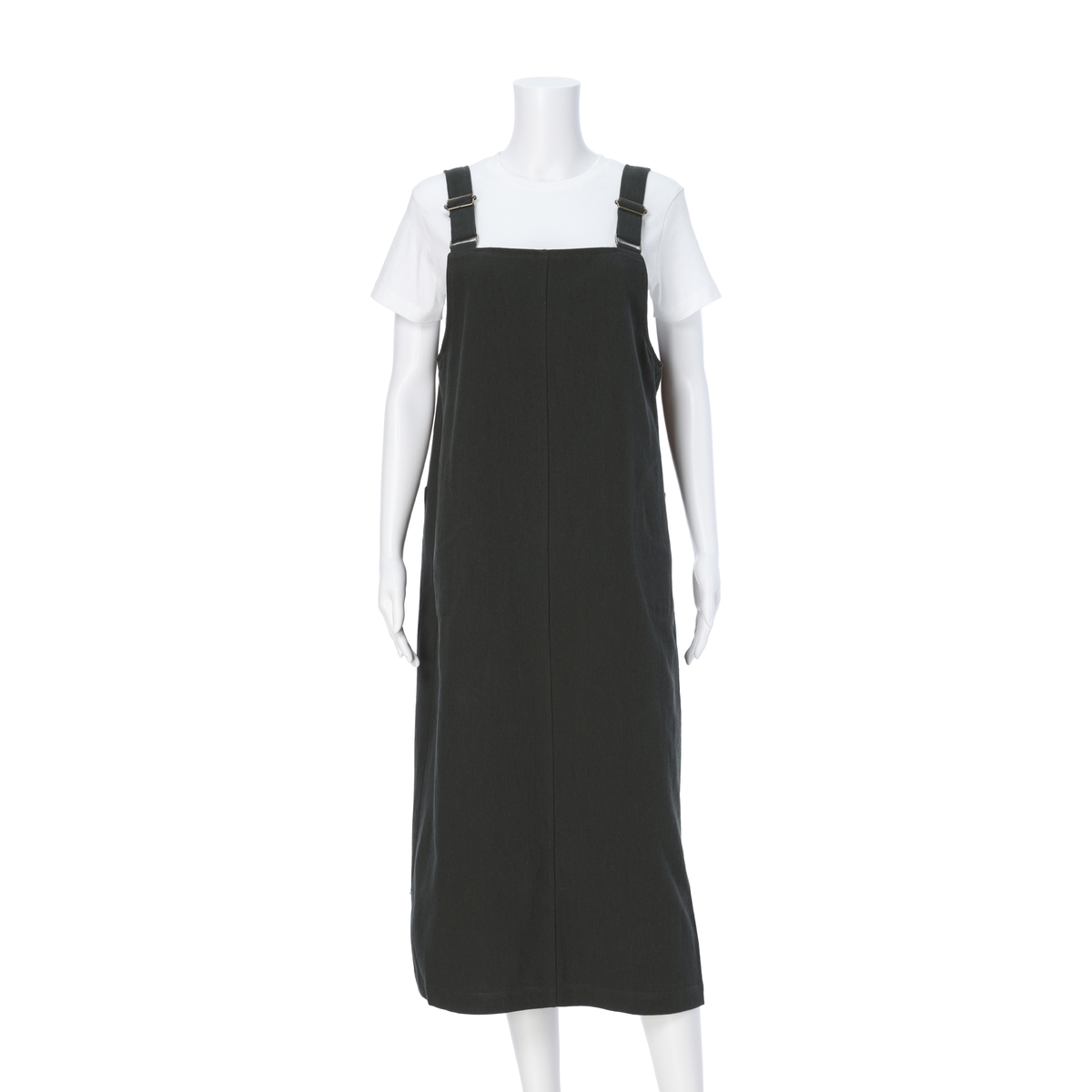 【レーシーフォレスト】綿麻カツラギ　ジャンスカ