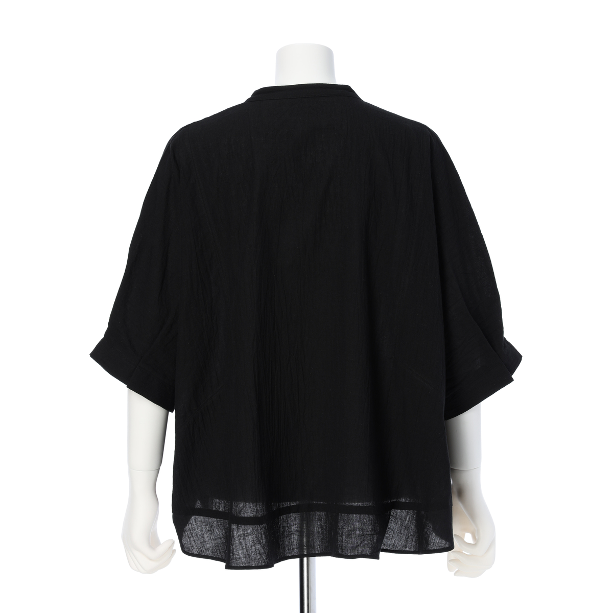 【レーシーフォレスト】ナチュラルワッシャー　切り替えスリーブ　ビッグシャツ