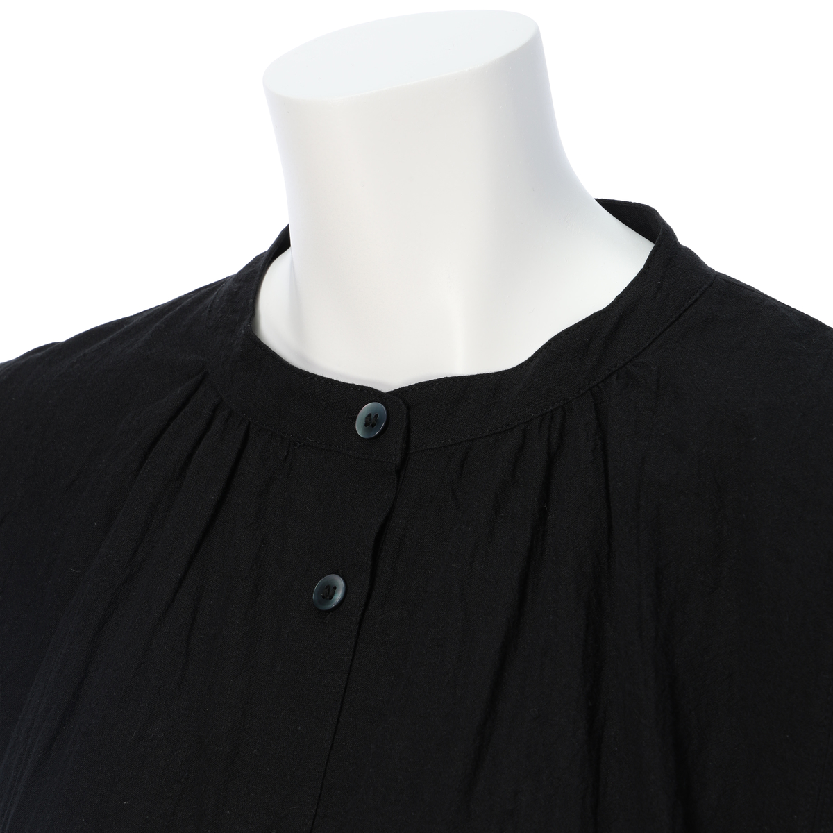 【レーシーフォレスト】ナチュラルワッシャー　切り替えスリーブ　ビッグシャツ