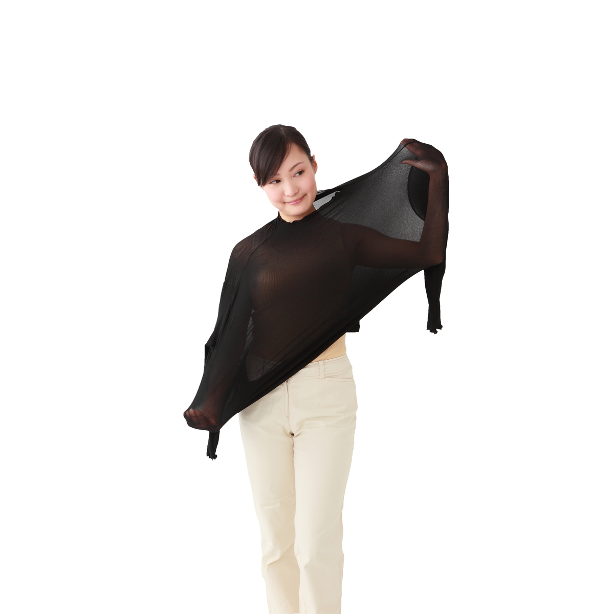 高伸縮発熱リブハイネック