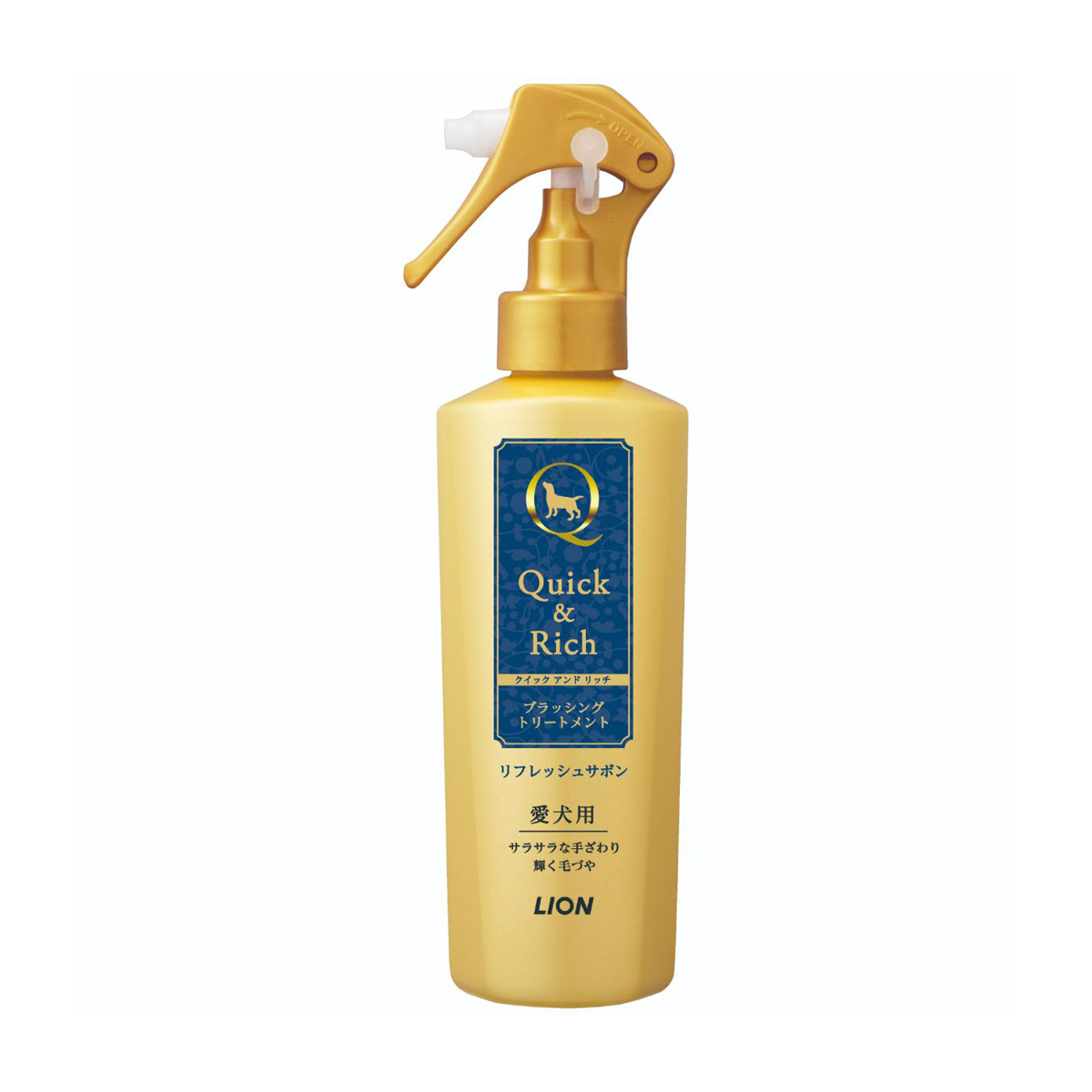 【ペット】Quick ＆ Rich ブラッシングトリートメント 愛犬用 リフレッシュサボン 200ml